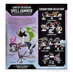 D&D: Icons of the Realms - Ship Scale - Astral Elf Patrol (ONLINE ORDER ONLY)