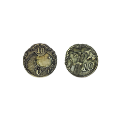 Adventure Coins – Elven Metal Coins Elf Set of 10
