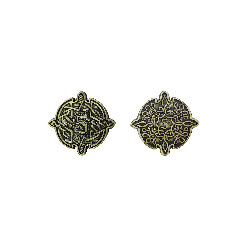 Adventure Coins – Elven Metal Coins Elf Set of 10