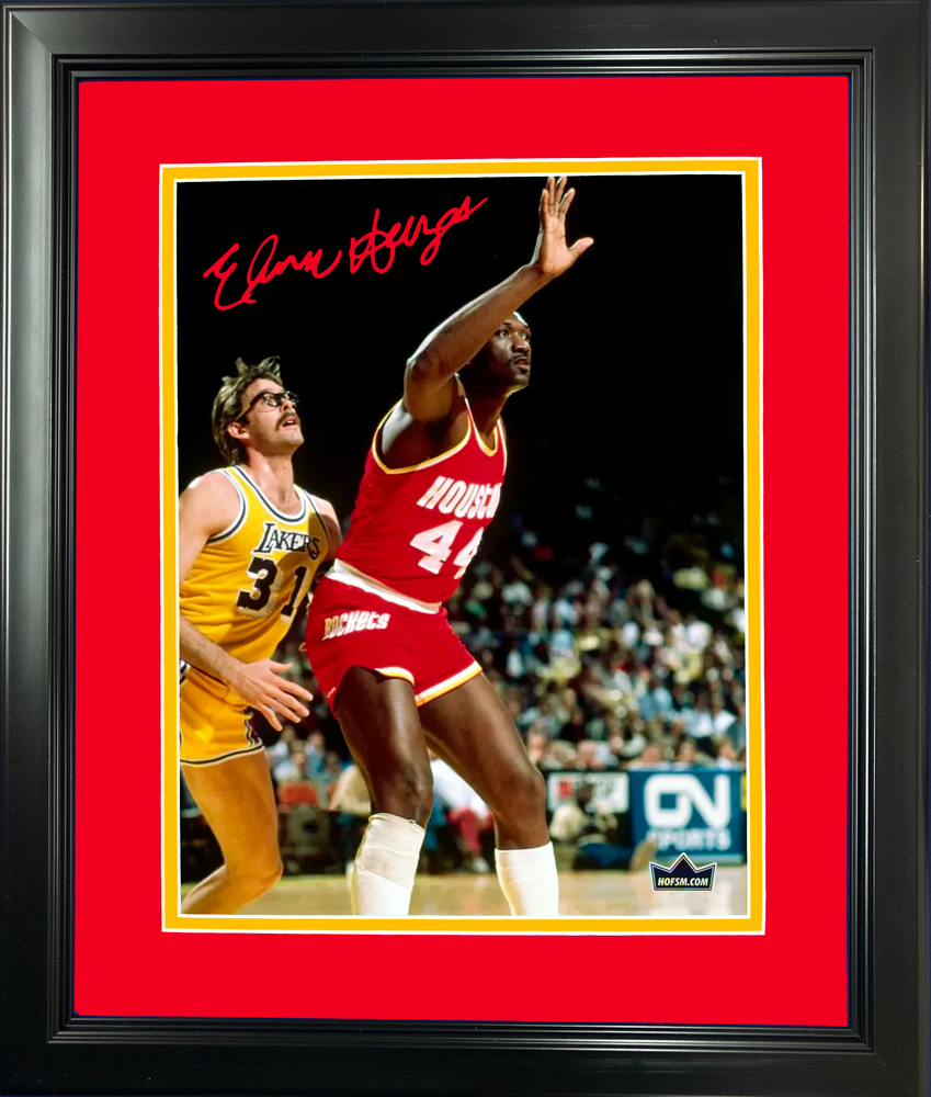 Framed Elvin Hayes Facsimile Laser Engraved Signature Auto 11"x14" Basketball Photo HOFSM Holo (ONLINE ORDER ONLY)