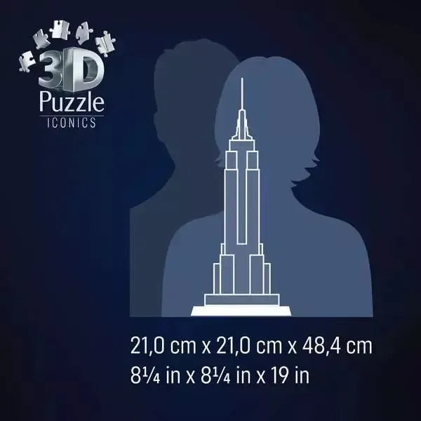 Empire State Building 241 Piece 3D Jigsaw Puzzle Ravensburger (ONLINE ORDER ONLY)