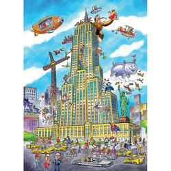 Empire State Doodle Town 1000 Piece Jigsaw Puzzle Cobble Hill (ONLINE ORDER ONLY)