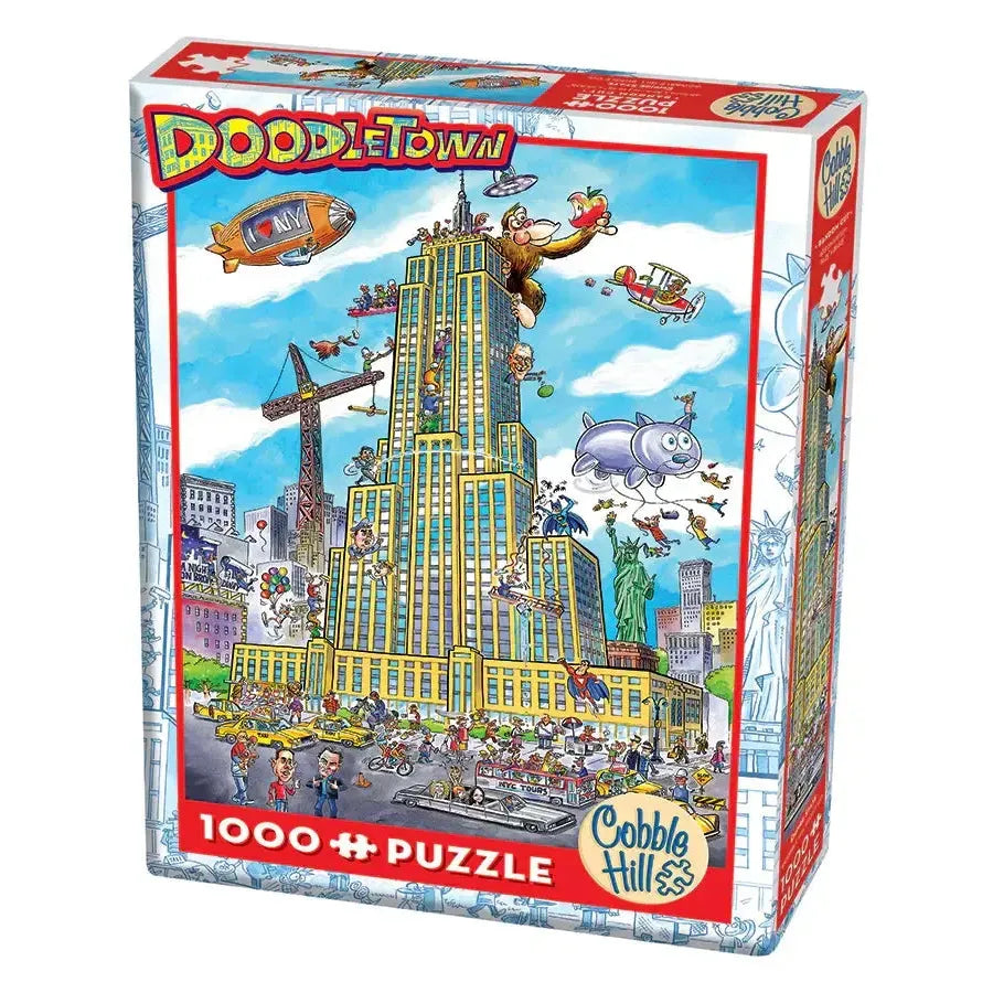 Empire State Doodle Town 1000 Piece Jigsaw Puzzle Cobble Hill (ONLINE ORDER ONLY)