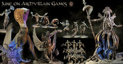 3D Printed Archvillain Games The Empire of Sands - Anphotep 28mm 32mm D&D (Online Only)