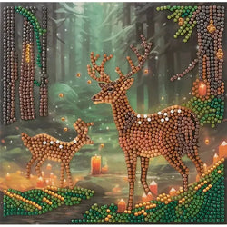 Enchanted Forest Crystal Art Card Kit Craft Buddy (ONLINE ORDER ONLY)