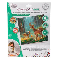 Enchanted Forest Crystal Art Card Kit Craft Buddy (ONLINE ORDER ONLY)