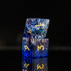 Pre-Order || Enchanted Waters Shattered Glass Dice Set