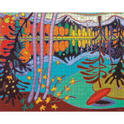 End of Canoe Ride by Darlene Kulig 1000 Piece Jigsaw Puzzle Pomegranate (ONLINE ORDER ONLY)
