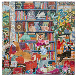 English Cottage Library 1000 Piece Jigsaw Puzzle eeBoo (ONLINE ORDER ONLY)