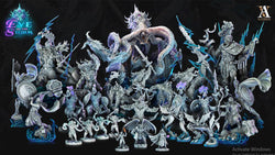 3D Printed Archvillain Games Eye of the Storm Keravnos - Storm Giant King 28mm 32mm D&D (Online Only)