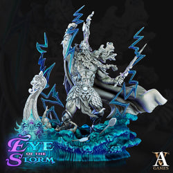 3D Printed Archvillain Games Eye of the Storm Keravnos - Storm Giant King 28mm 32mm D&D (Online Only)