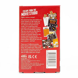 Escape from the Movie Studio - Mini Escape Room Game - Professor Puzzle (ONLINE ORDER ONLY)