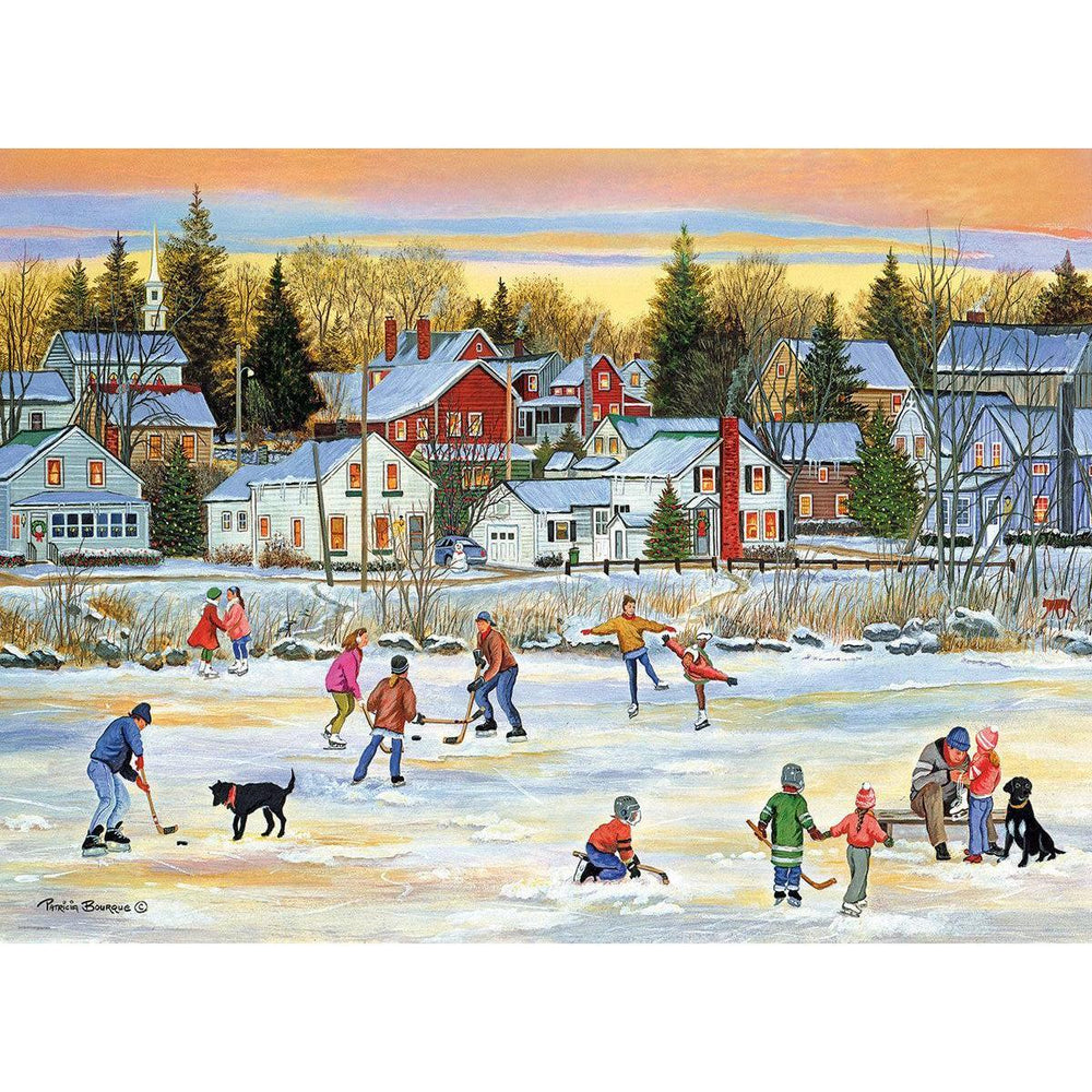 Evening Skating 1000 Piece Jigsaw Puzzle Eurographics (ONLINE ORDER ONLY)