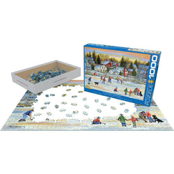 Evening Skating 1000 Piece Jigsaw Puzzle Eurographics (ONLINE ORDER ONLY)