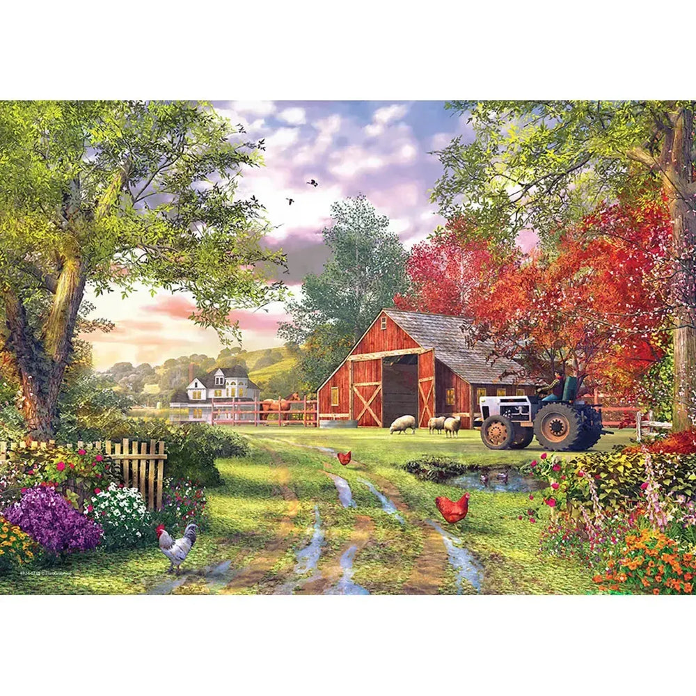 Evening at the Barnyard 104 Connecting Pieces Jigsaw Puzzle Eurographics (ONLINE ORDER ONLY)