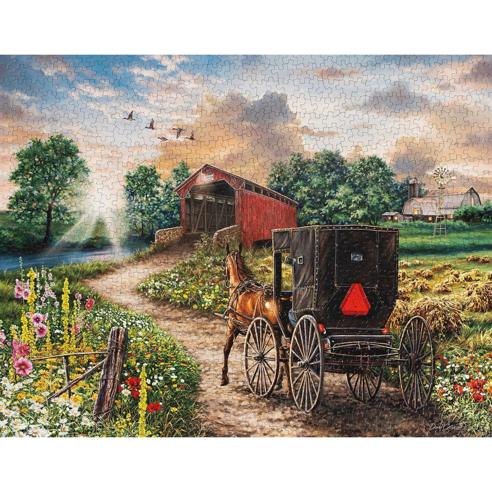 Evening on the Farm 1000 Piece Jigsaw Puzzle Springbok (ONLINE ORDER ONLY)