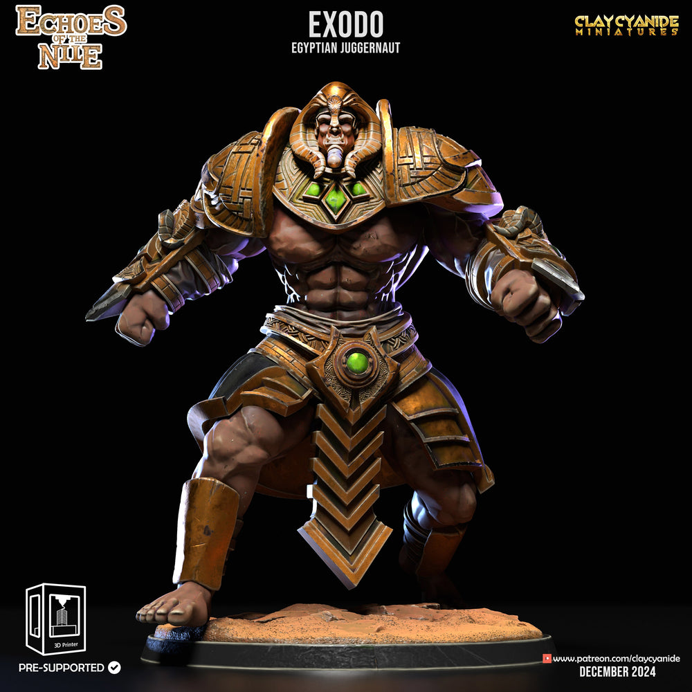 3D Printed Clay Cyanide Echoes of the Nile 28 32 mm D&D (Online Only)