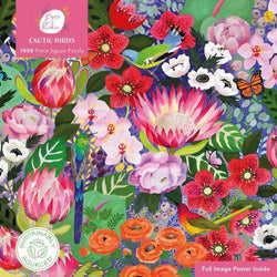 Exotic Birds by Bex Parkin 1000 Piece Jigsaw Puzzle Flame Tree (ONLINE ORDER ONLY)