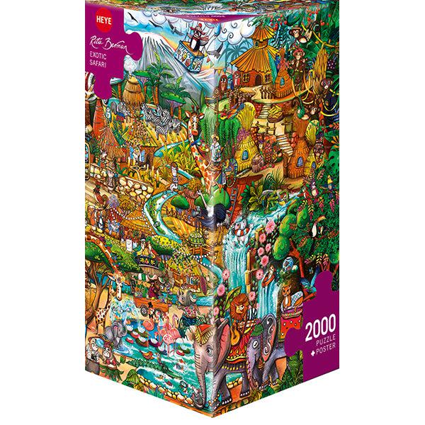 Exotic Safari 2000 Piece Jigsaw Puzzle Heye (ONLINE ORDER ONLY)