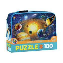 Exploring the Solar System Lunch Bag & 100 Piece Jigsaw Puzzle Eurographics (ONLINE ORDER ONLY)