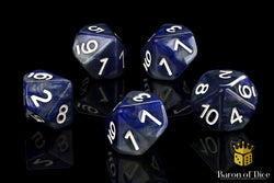 Counter | Blue and Silver D10 (ONLINE ORDER ONLY)