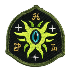 Eye Of Shoggoth Shield Embroidered Patch: Iron-on