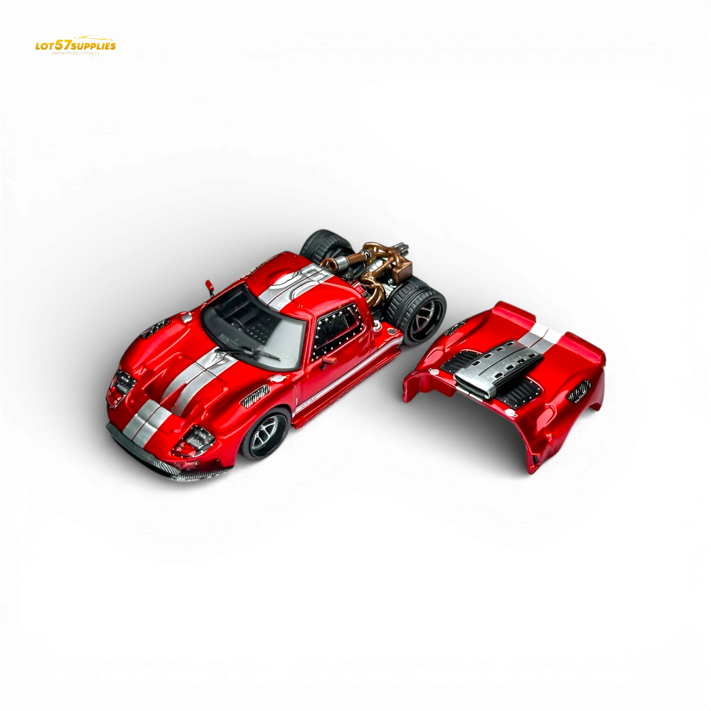 (Pre-Order) Rhino Model RM Ford GT40 - Transparent Red 1:64 (ONLINE ORDER ONLY)