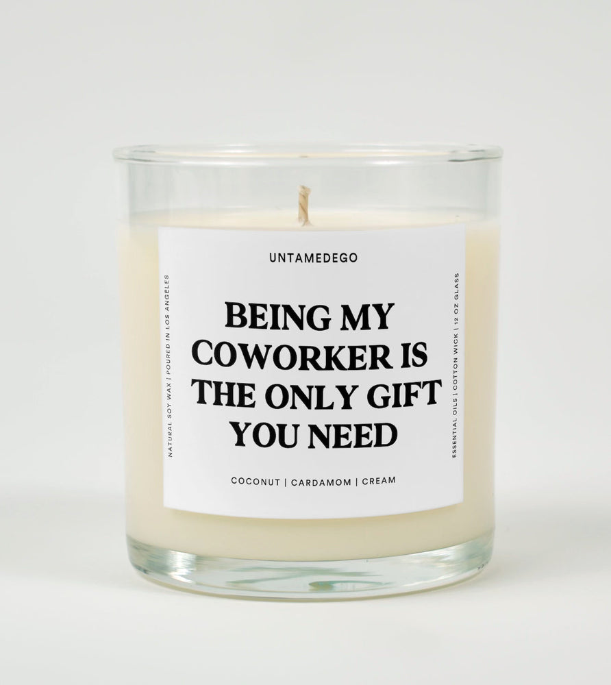 Being My Coworker Is The Only Gift You Need Glass Candle (Online Order Only)