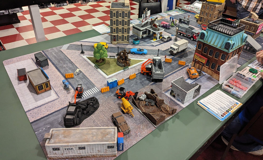 Modern City 2 - Neoprene Battle Mat with Bag (Online Order Only)
