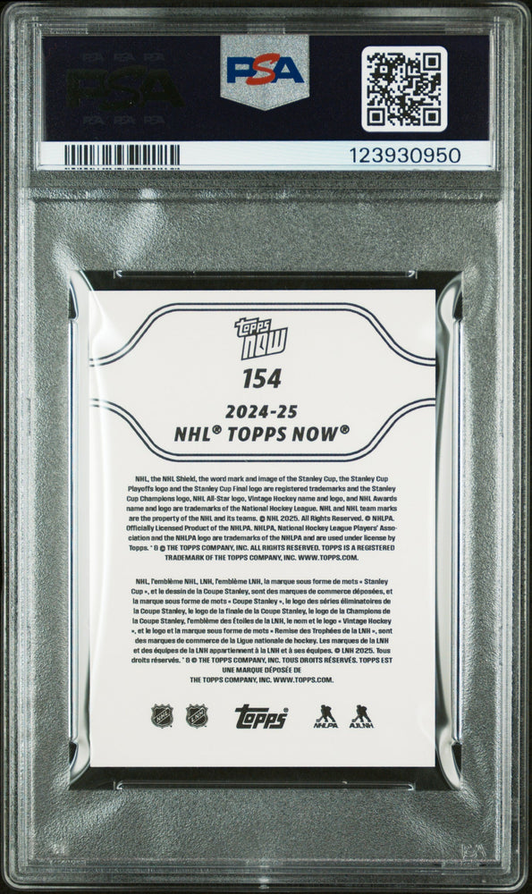 Graded 2024 Topps Now Alex Ovechkin #154 Stickers Hockey Card PSA 8 Near Mint (ONLINE ORDER ONLY)