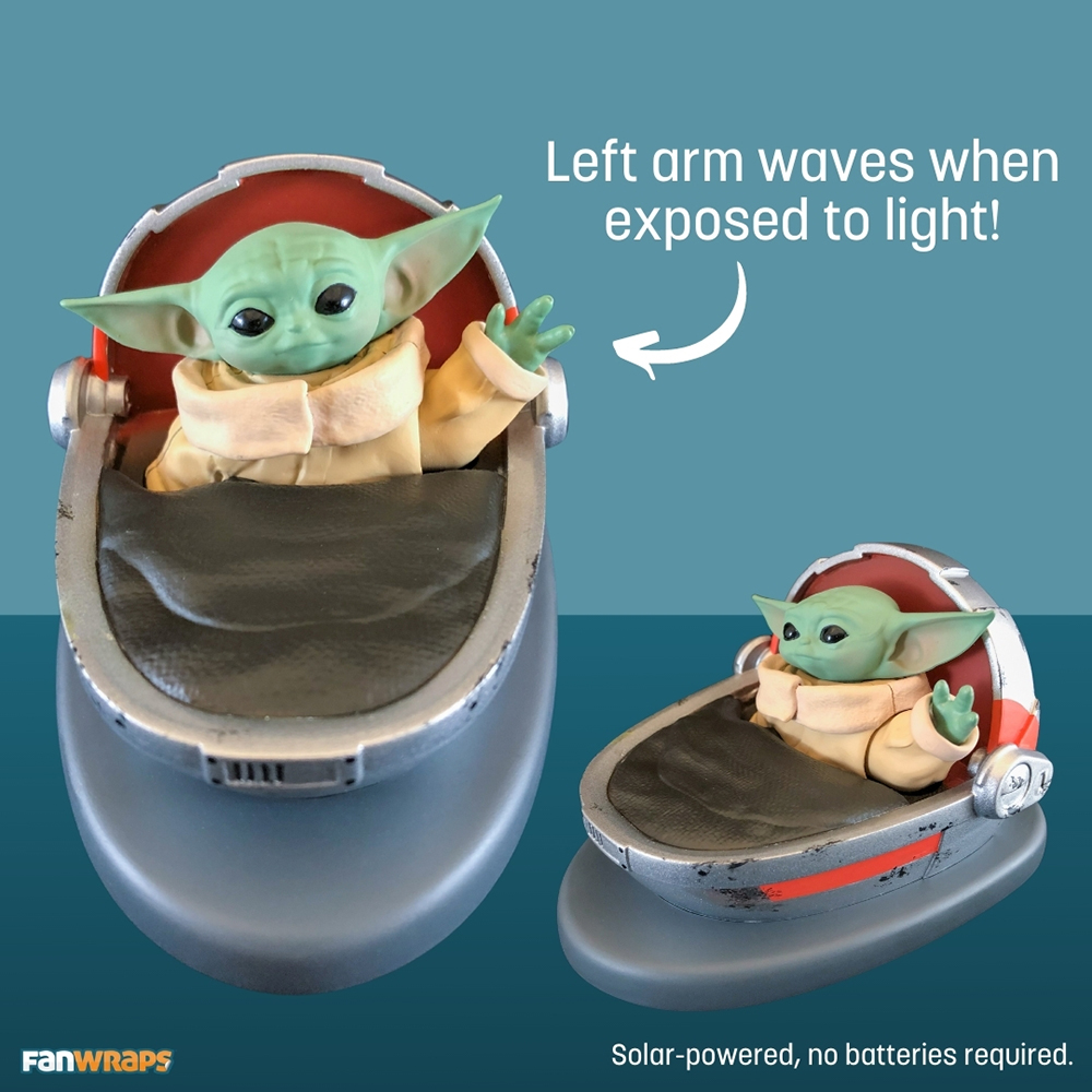 FanWraps: Star Wars: The Mandalorian - The Child (Grogu) Solar Powered Dashboard Waver (ONLINE ORDER ONLY)