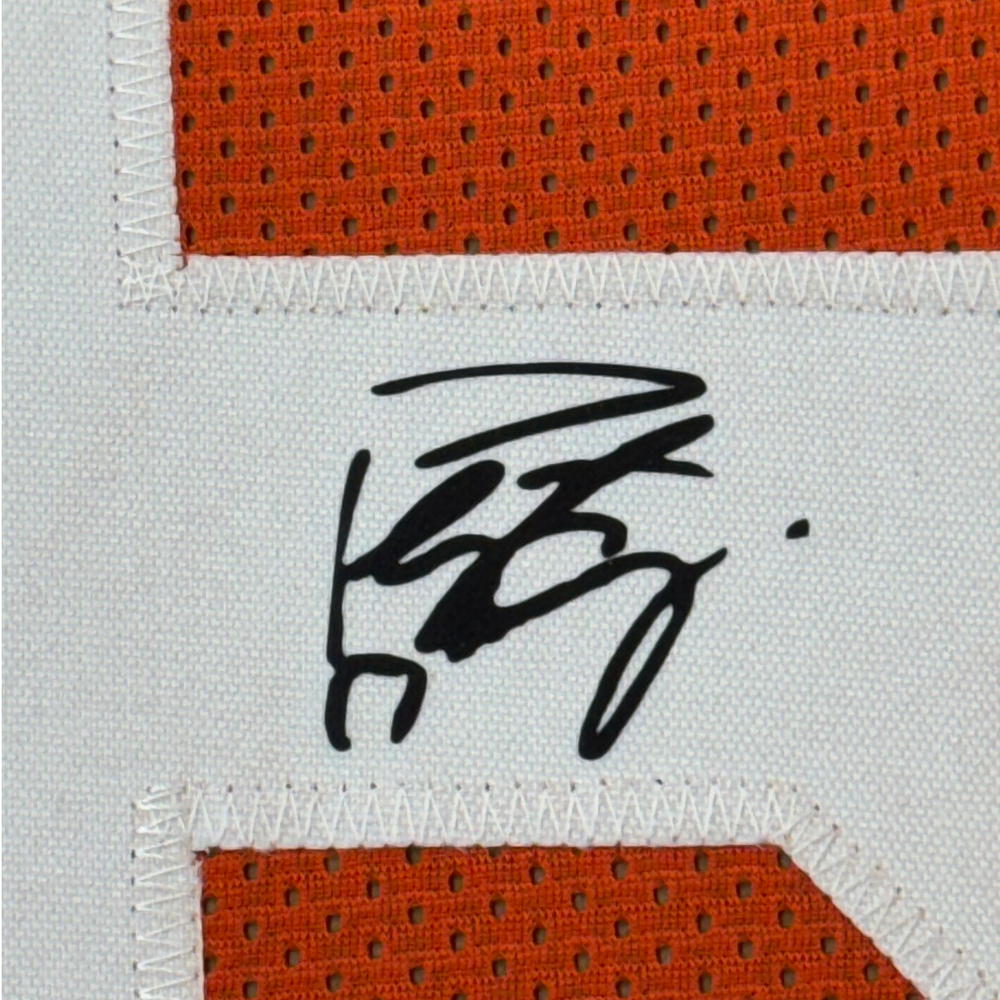 Framed Facsimile Autographed Peyton Manning 35x39 Tennessee Orange Reprint Laser Auto College Football Jersey Size Men's XL (ONLINE ORDER ONLY)