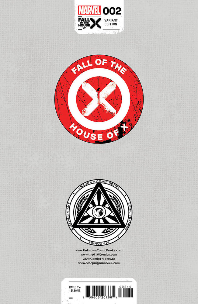 Fall Of The House Of X 2 Unknown Comics Ben Harvey Exclusive Virgin Var [Fhx] (02/14/2024) (Online Only)