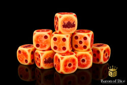 Bone Crown Dice (ONLINE ORDER ONLY)