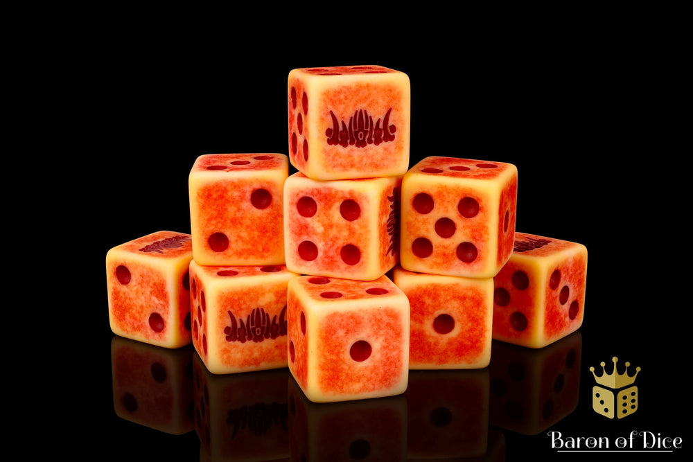 Bone Crown Dice (ONLINE ORDER ONLY)