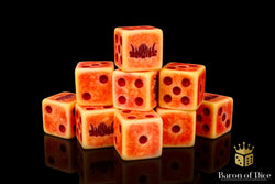 Bone Crown Dice (ONLINE ORDER ONLY)