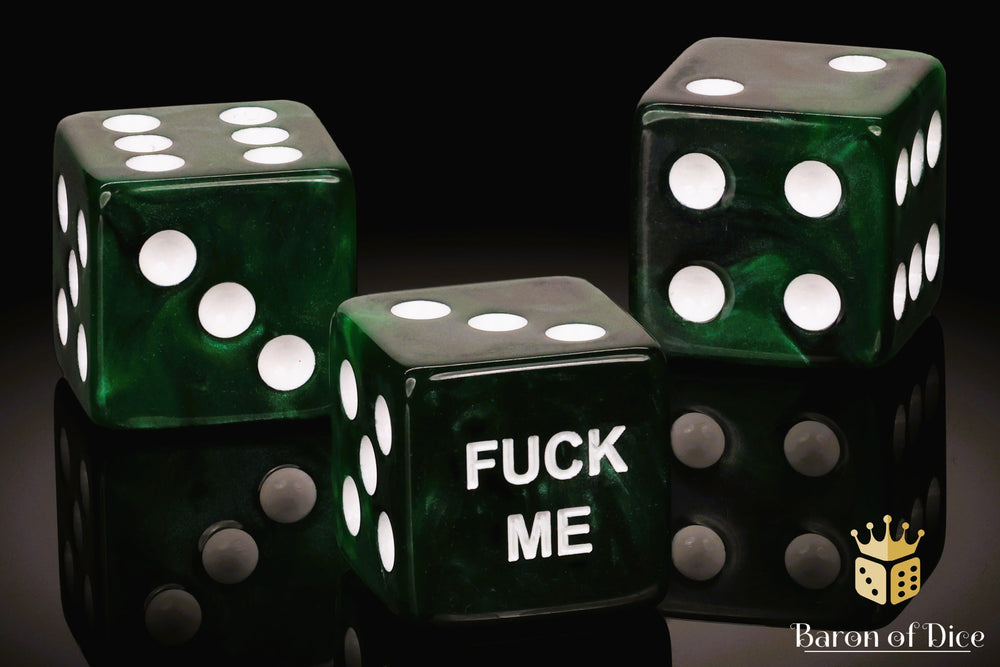 F*** Me Dice - Green (ONLINE ORDER ONLY)