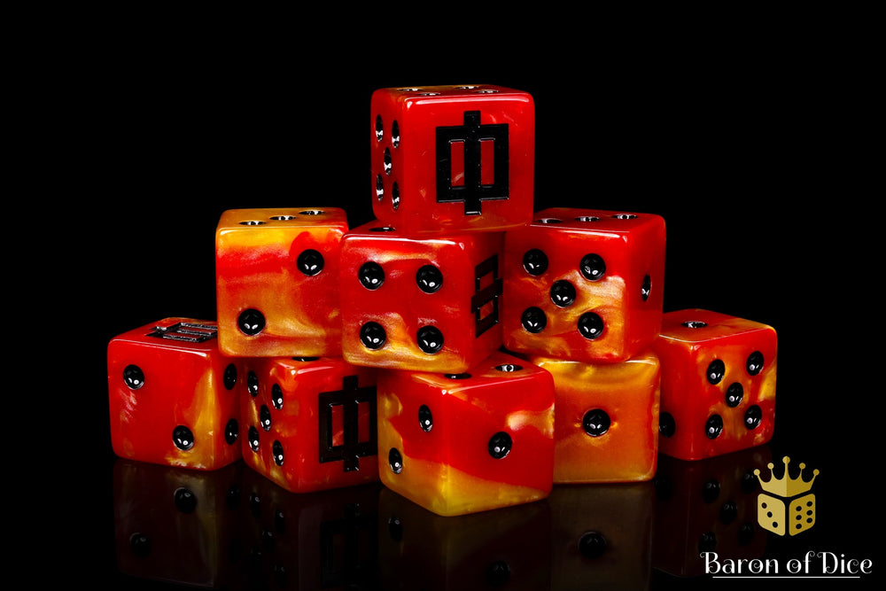Dwarven Fyre Rune Dice (ONLINE ORDER ONLY)