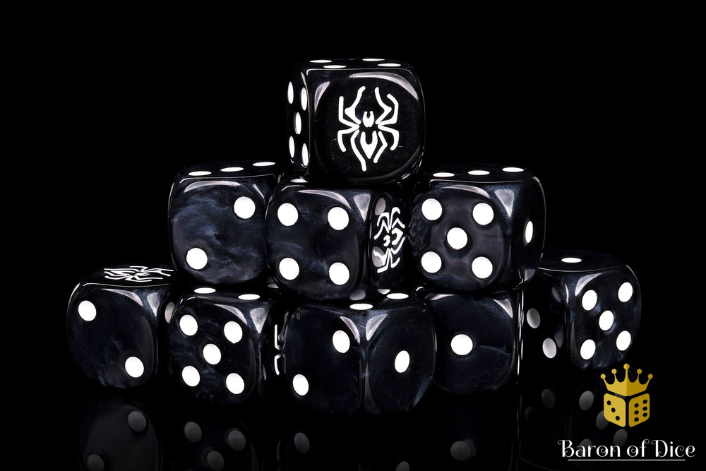 Black Spider Dice (ONLINE ORDER ONLY)