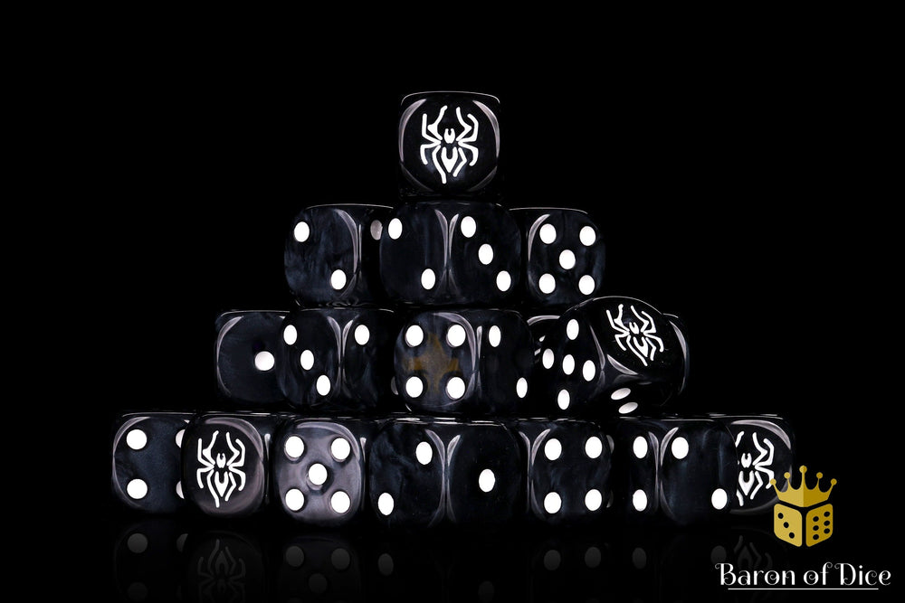 Black Spider Dice (ONLINE ORDER ONLY)