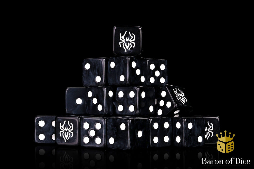 Black Spider Dice (ONLINE ORDER ONLY)