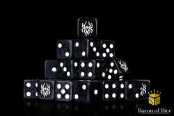 Black Spider Dice (ONLINE ORDER ONLY)