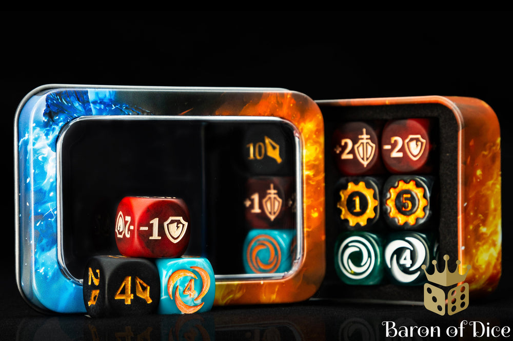 FAB Compatible Dice Set - Set of 12 (ONLINE ORDER ONLY)