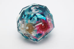 Sharp Edge Resin RPG Dice Set - Wildflower Bouquet