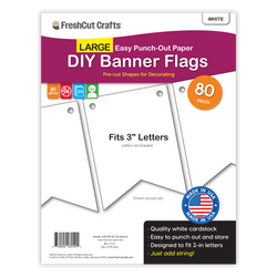 Large DIY Banner Flags (ONLINE ORDER ONLY)