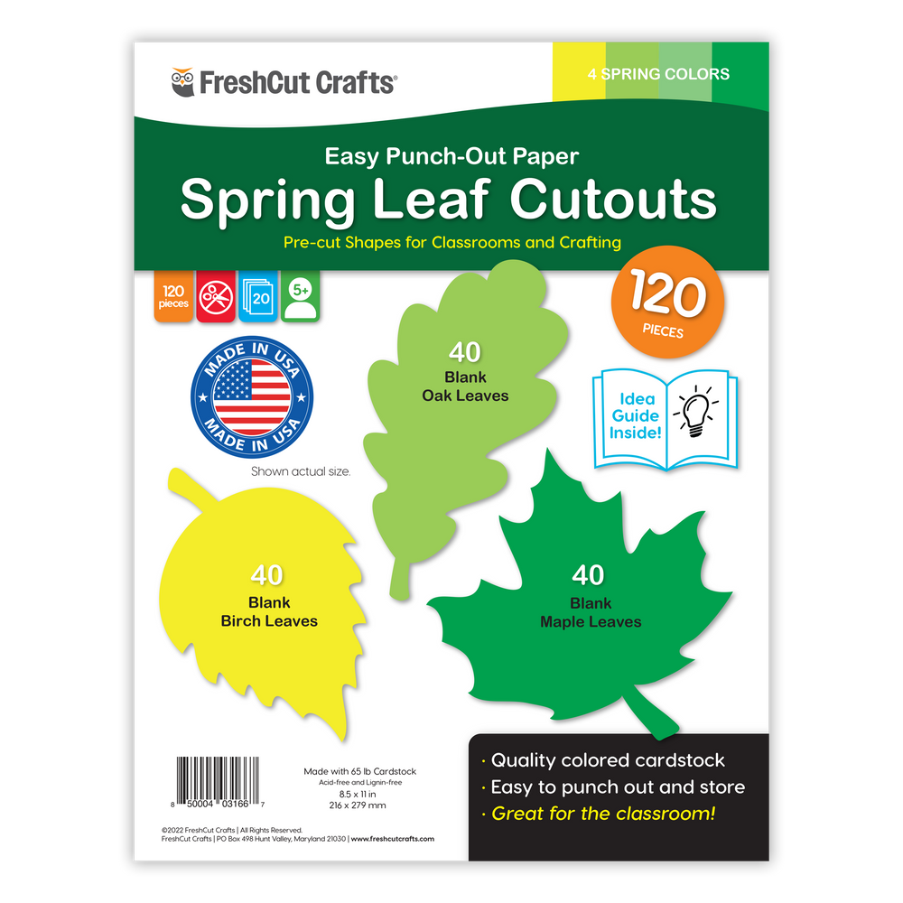 Spring Leaf Cutouts (ONLINE ORDER ONLY)