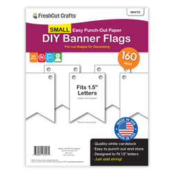 Small DIY Banner Flags (ONLINE ORDER ONLY)