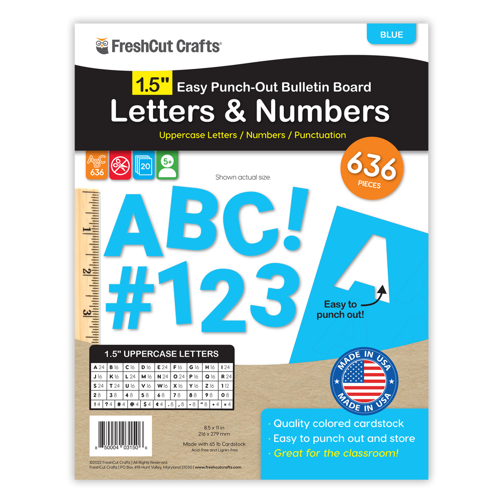 Bulletin Board Letters – 1.5 inch (ONLINE ORDER ONLY)