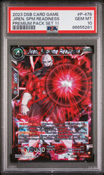 2023 DRAGON BALL SUPER 0 POWER ABSORBED 11 JIREN, SPM READINESS #P-478 - PSA 10 (Online Order Only)