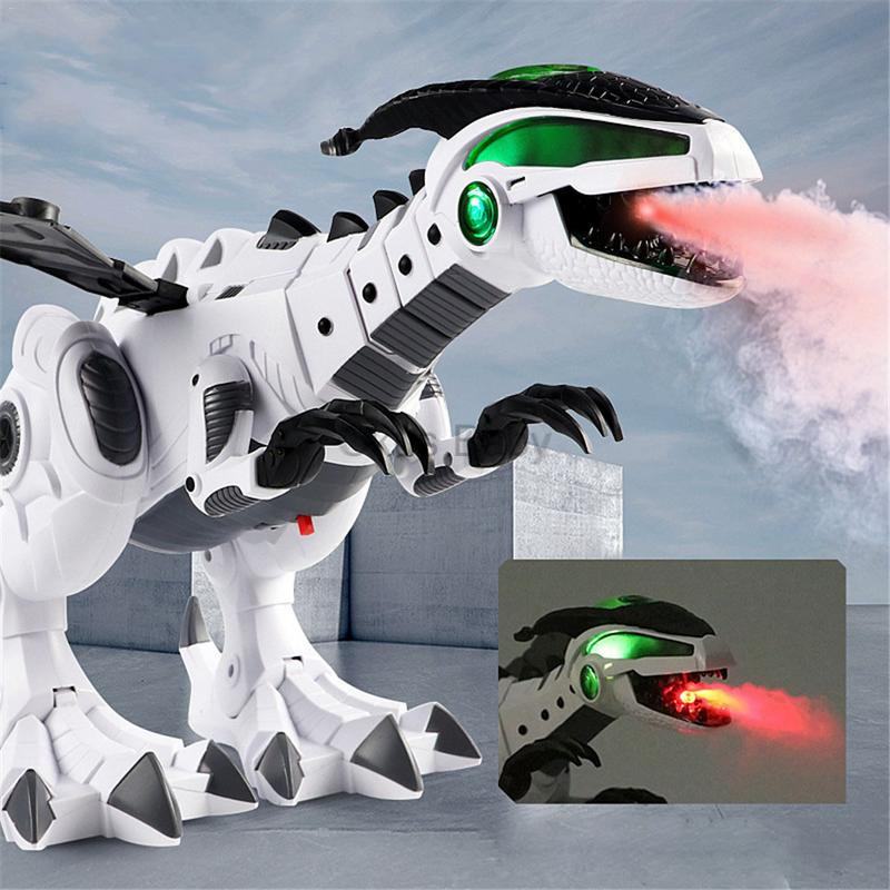 Brand New Dinosaur Toys For Kids Toys White Spray Electric Dinosaur Mechanical Pterosaurs Dinosaur Toy for Children Gift (ONLINE ORDER ONLY)